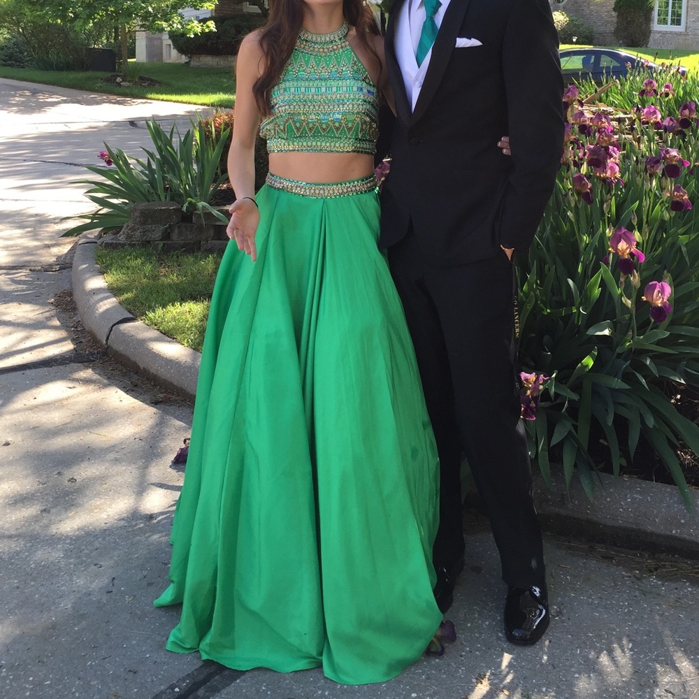 Sherri Hill Two Piece Prom Dress